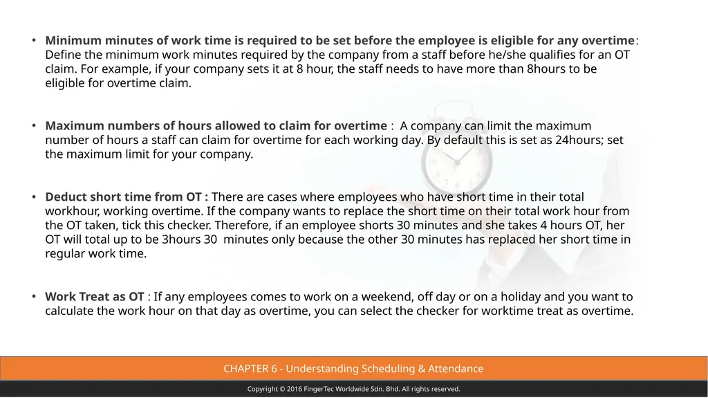 Copyright © 2016 FingerTec Worldwide Sdn. Bhd. All - slide 75 of 99