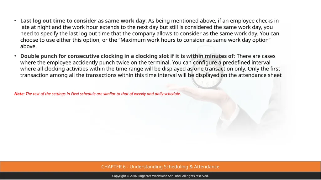 Copyright © 2016 FingerTec Worldwide Sdn. Bhd. All - slide 81 of 99