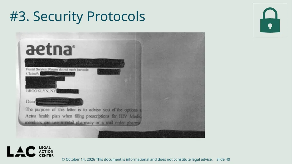 HIV Privacy in Practice How to Create and Update - slide 40 of 88