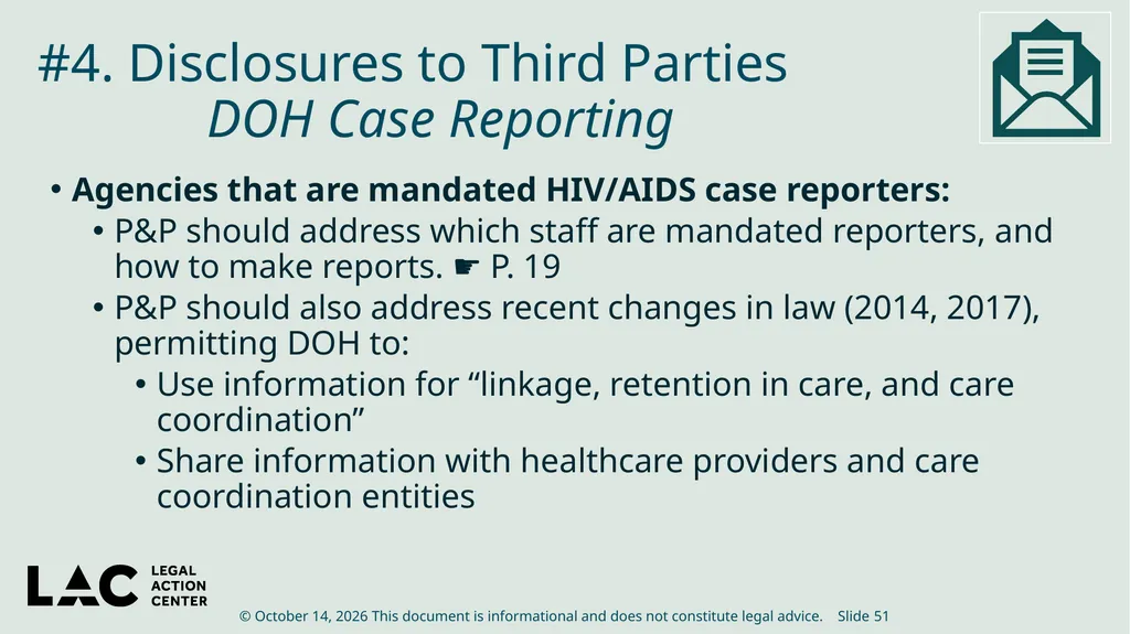 HIV Privacy in Practice How to Create and Update - slide 51 of 88