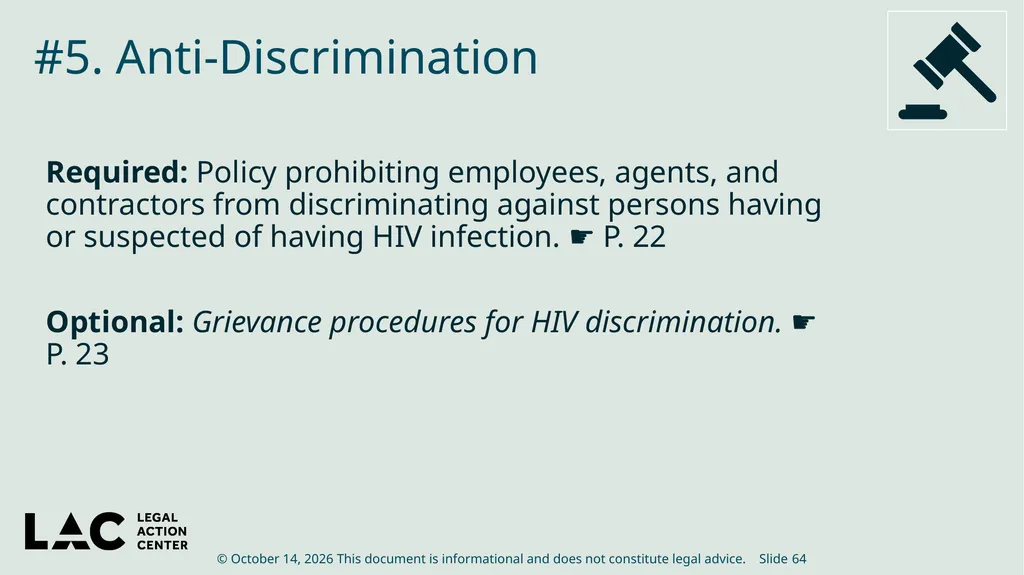 HIV Privacy in Practice How to Create and Update - slide 64 of 88