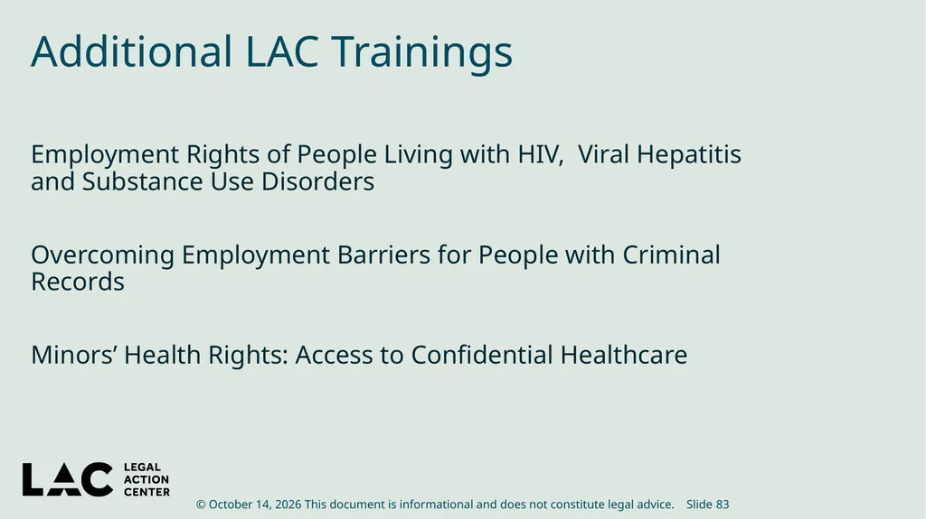 HIV Privacy in Practice How to Create and Update - slide 83 of 88