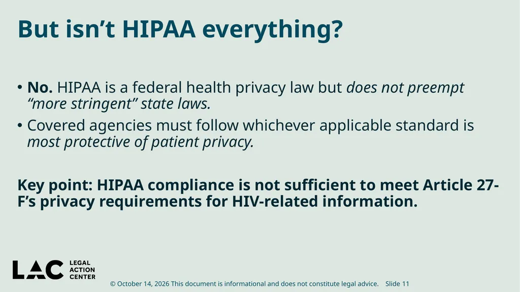 HIV Privacy in Practice How to Create and Update - slide 11 of 88