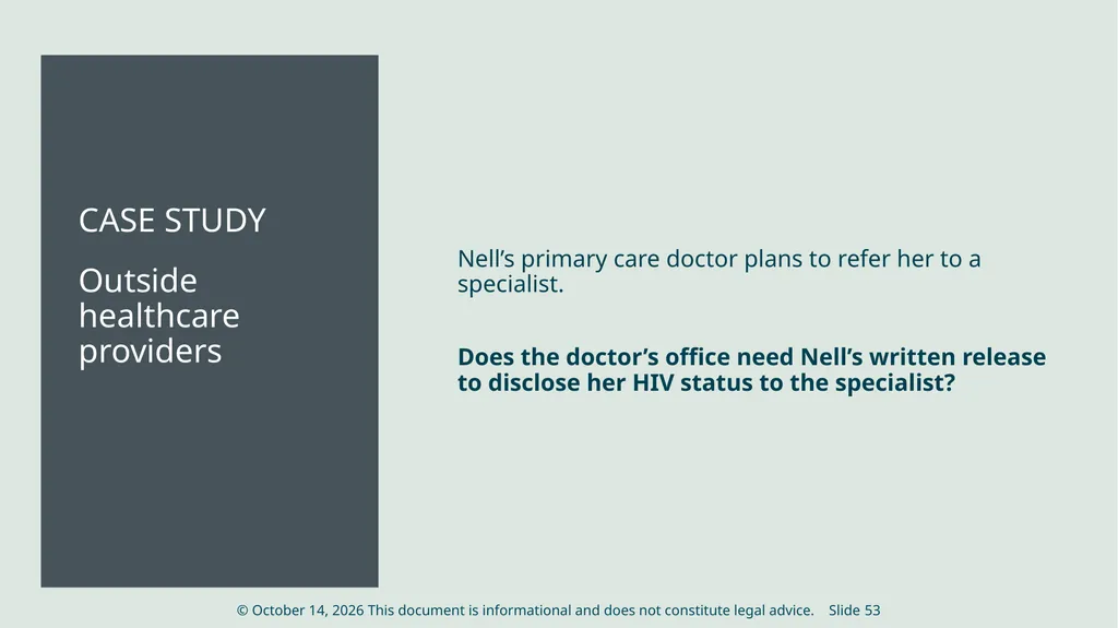HIV Privacy in Practice How to Create and Update - slide 53 of 88