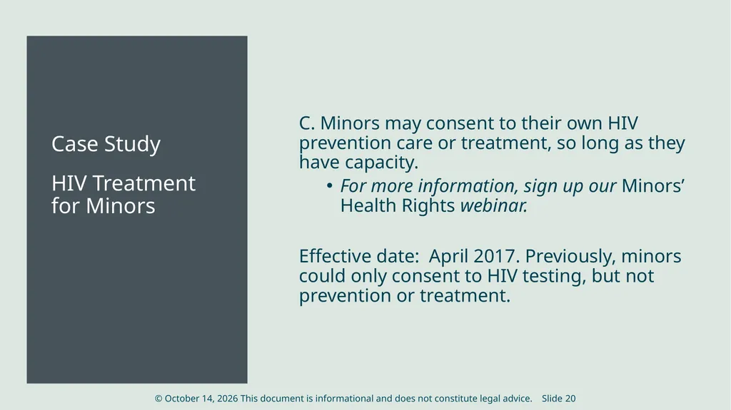 HIV Privacy in Practice How to Create and Update - slide 20 of 88