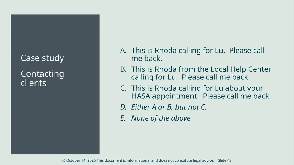HIV Privacy in Practice How to Create and Update - slide 42 of 88