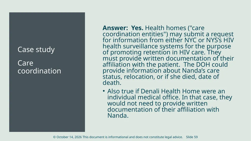 HIV Privacy in Practice How to Create and Update - slide 59 of 88