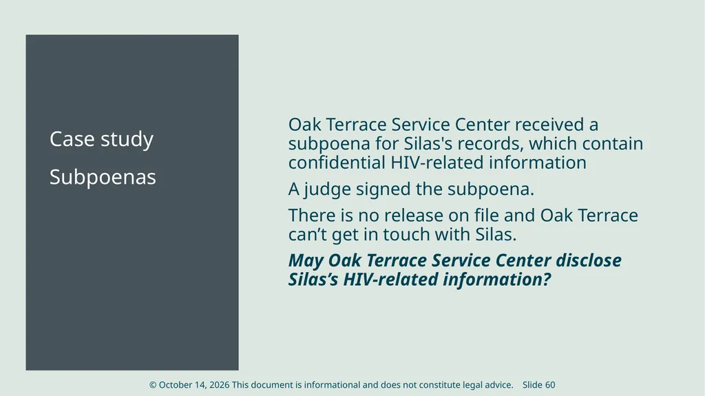 HIV Privacy in Practice How to Create and Update - slide 60 of 88