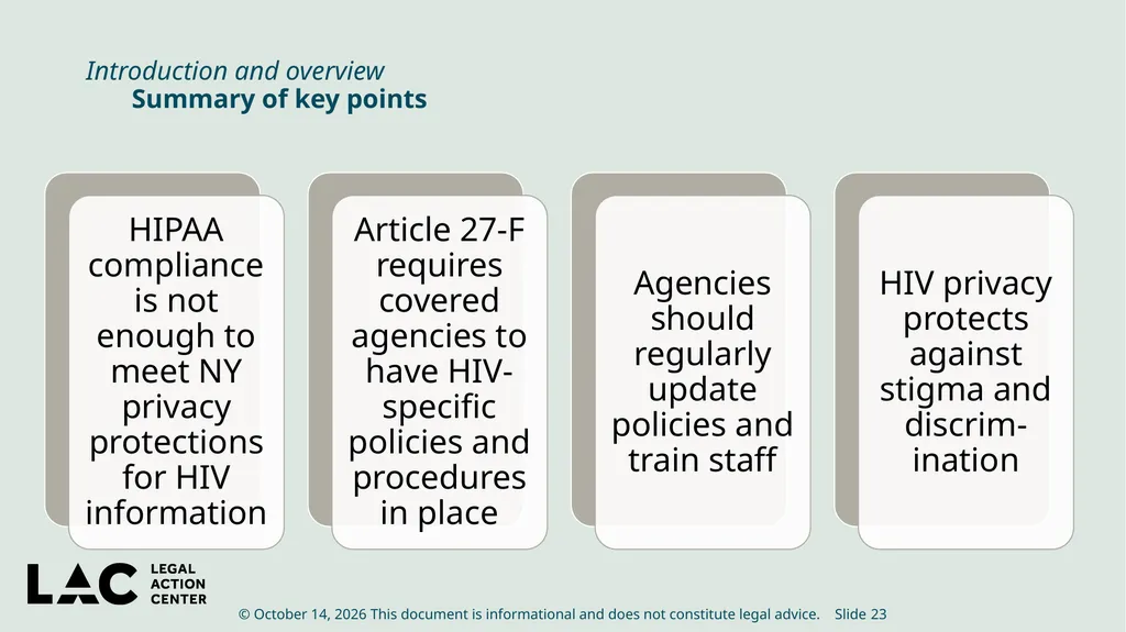HIV Privacy in Practice How to Create and Update - slide 23 of 88