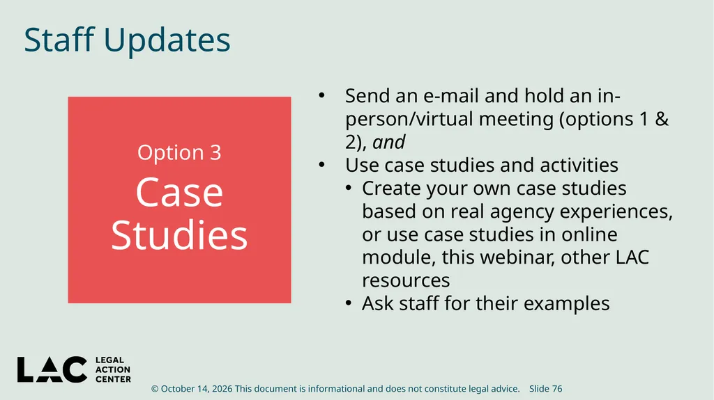 HIV Privacy in Practice How to Create and Update - slide 76 of 88