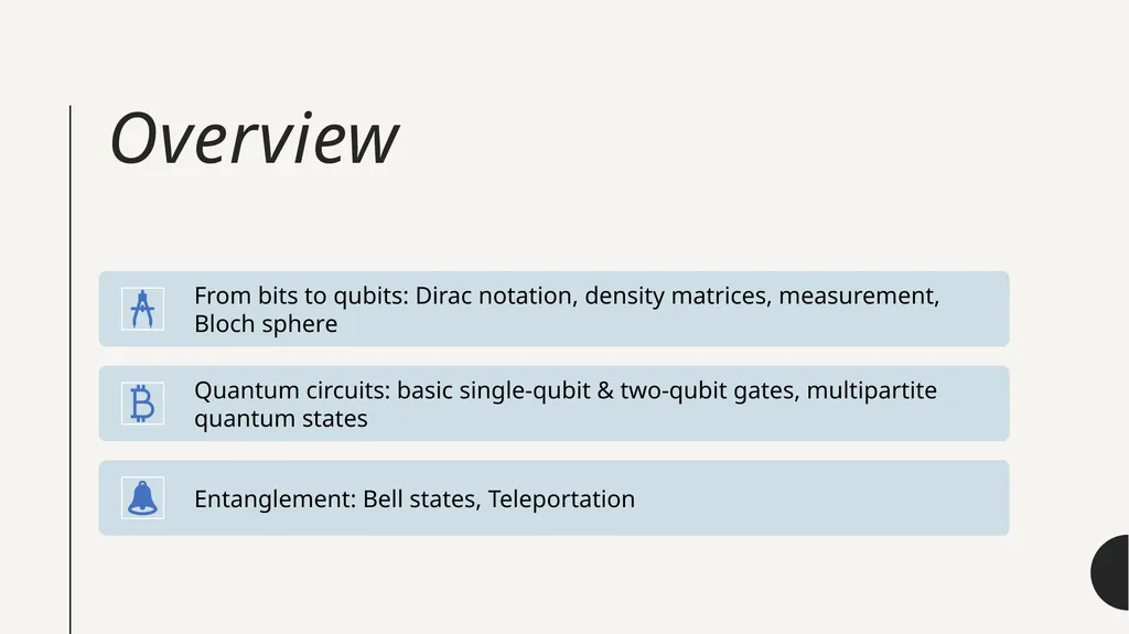 Introduction to Quantum Computing by Kamonluk - slide 2 of 46