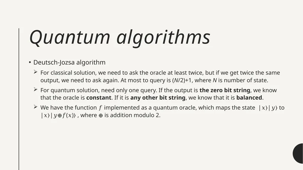 Introduction to Quantum Computing by Kamonluk - slide 26 of 46