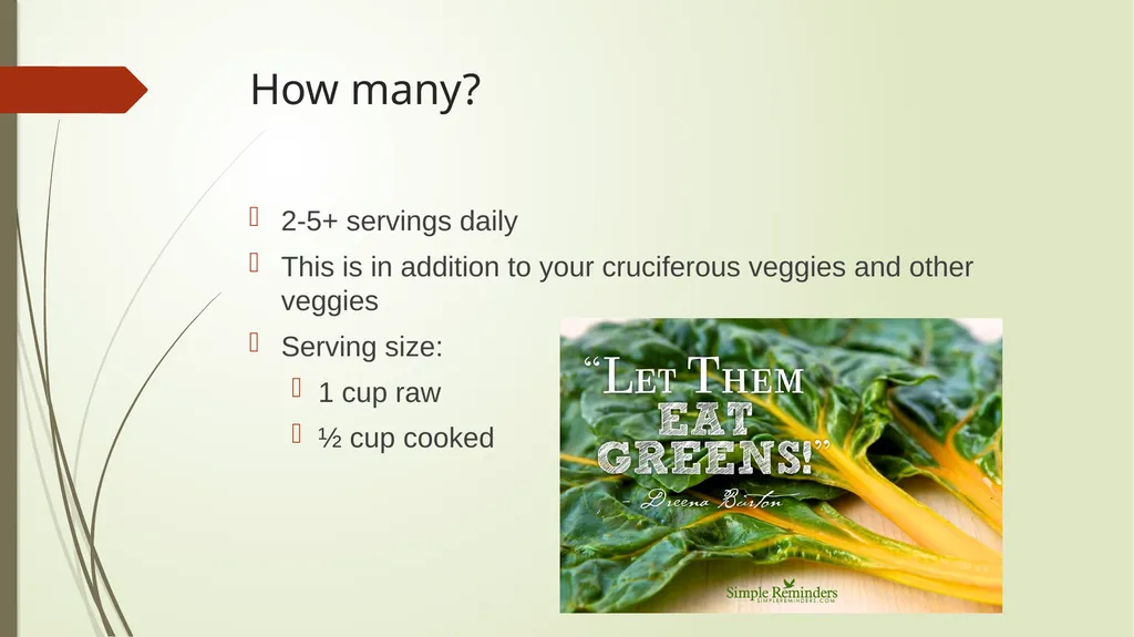 Go green! Debbie Lucus, MS, RD, CDE 08.04.20 - slide 8 of 19