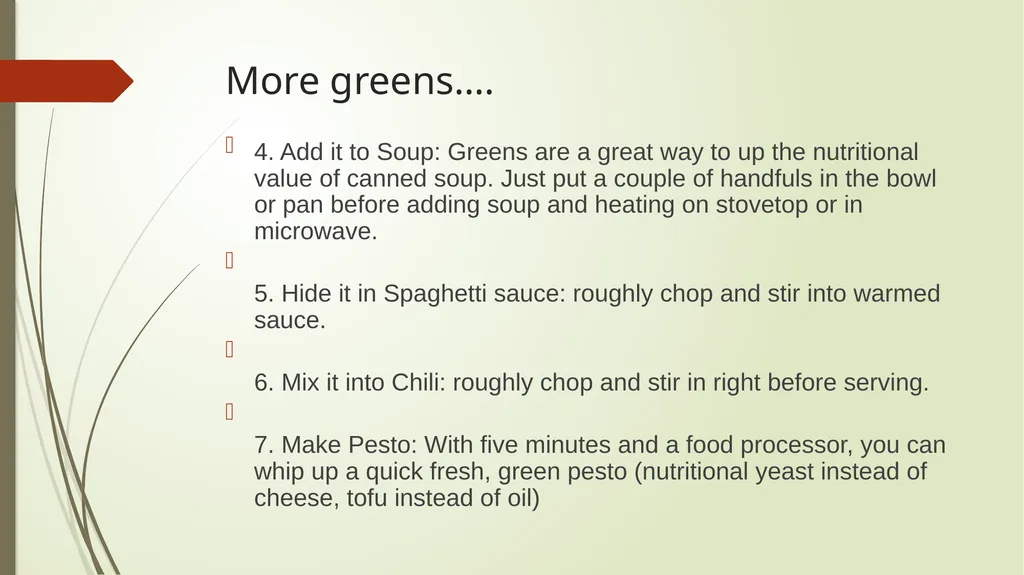 Go green! Debbie Lucus, MS, RD, CDE 08.04.20 - slide 11 of 19