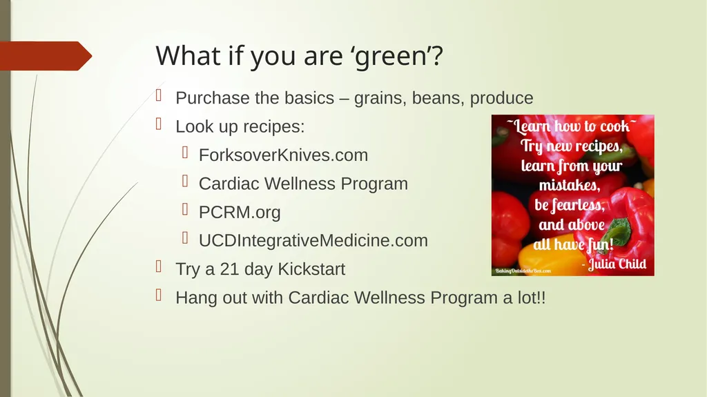 Go green! Debbie Lucus, MS, RD, CDE 08.04.20 - slide 17 of 19