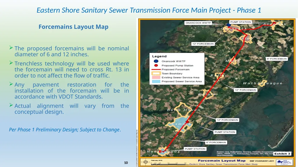 Eastern Shore Sanitary Sewer Transmission Force - slide 10 of 19