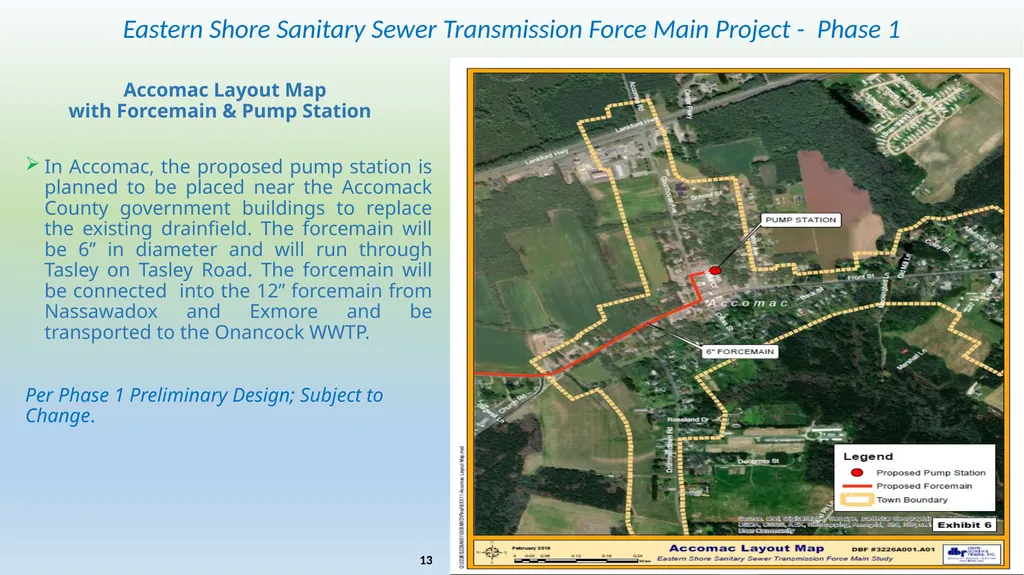 Eastern Shore Sanitary Sewer Transmission Force - slide 13 of 19