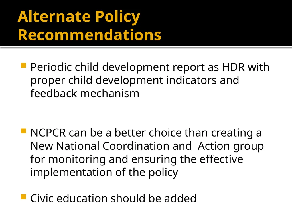 Policy Analysis Presentation Dr. Marri Channa - slide 23 of 25