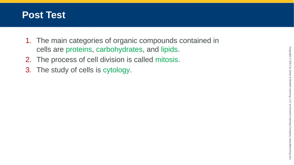 Body Structure CHAPTER 2 Learning Objectives List - slide 60 of 64