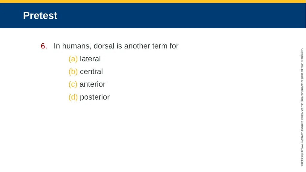 Body Structure CHAPTER 2 Learning Objectives List - slide 14 of 64