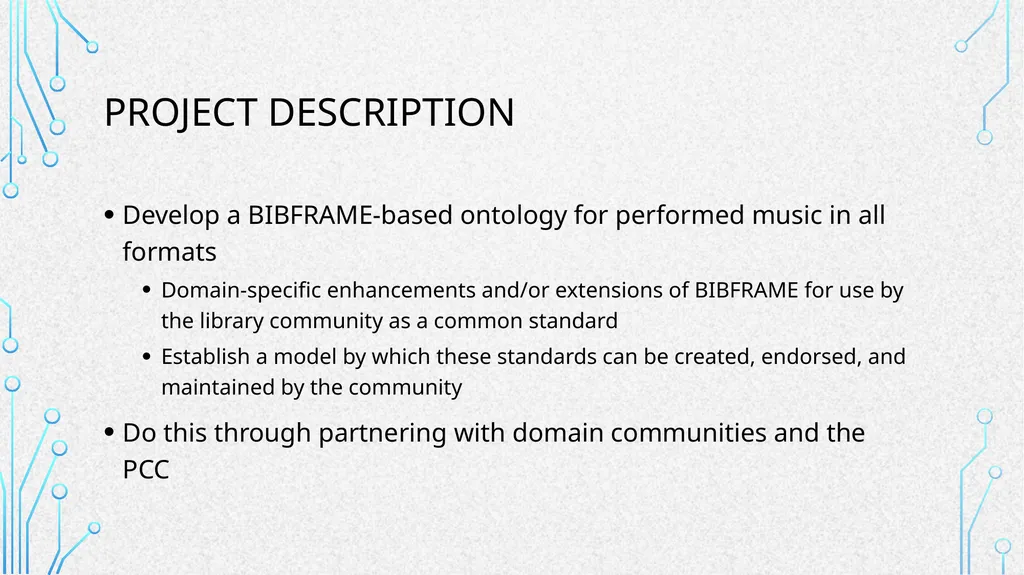 Linked Data for Performed Music: a LINKED DATA FOR - slide 4 of 13