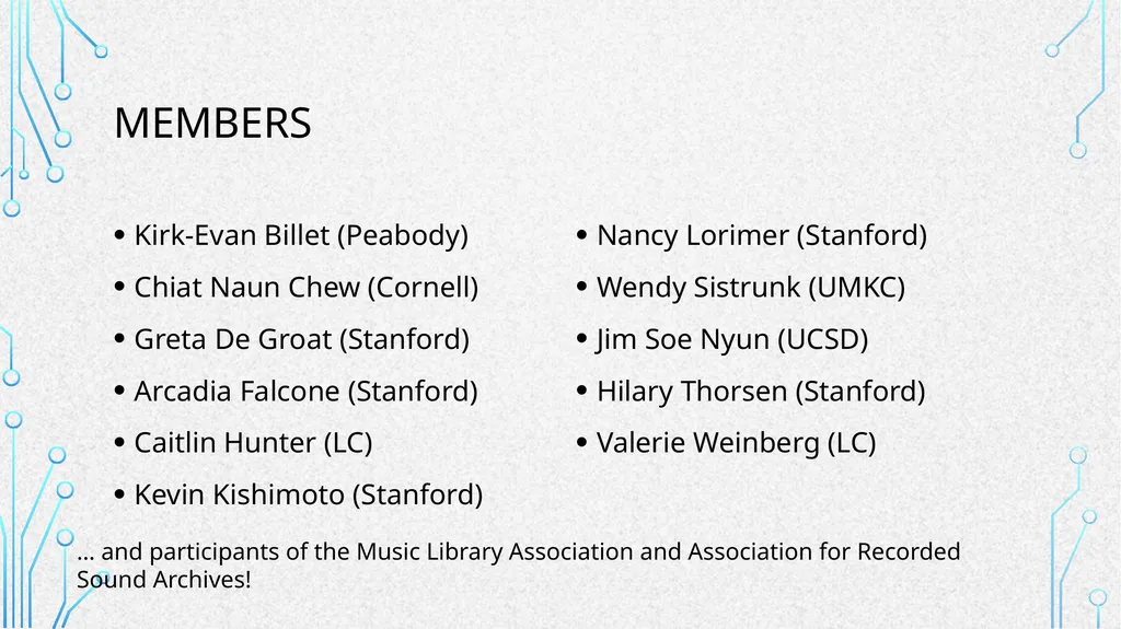 Linked Data for Performed Music: a LINKED DATA FOR - slide 6 of 13