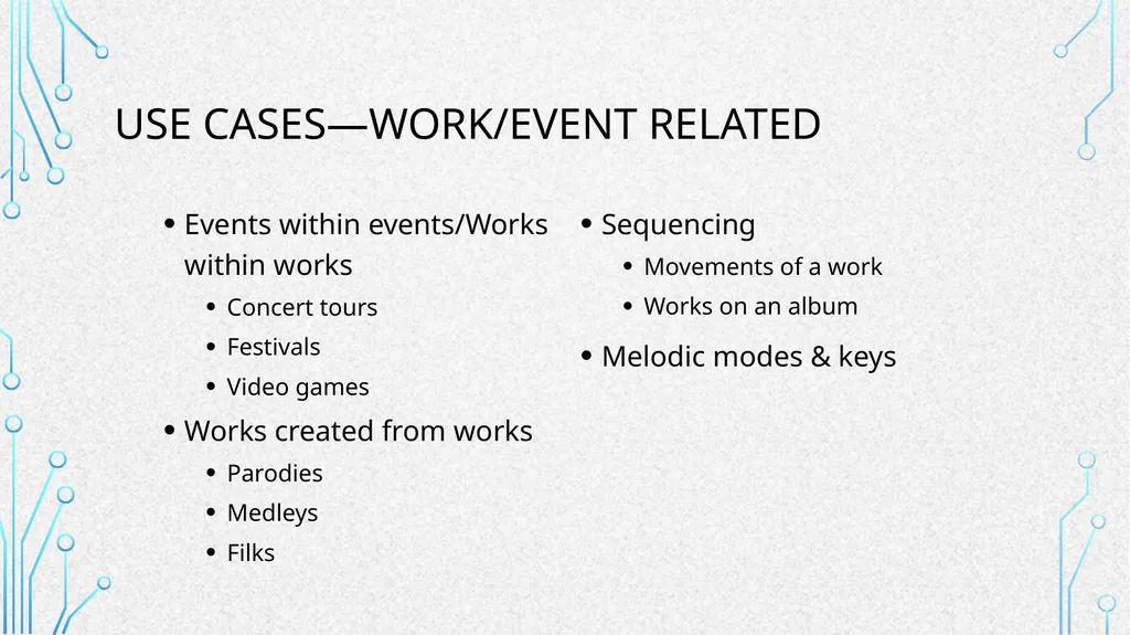 Linked Data for Performed Music: a LINKED DATA FOR - slide 9 of 13