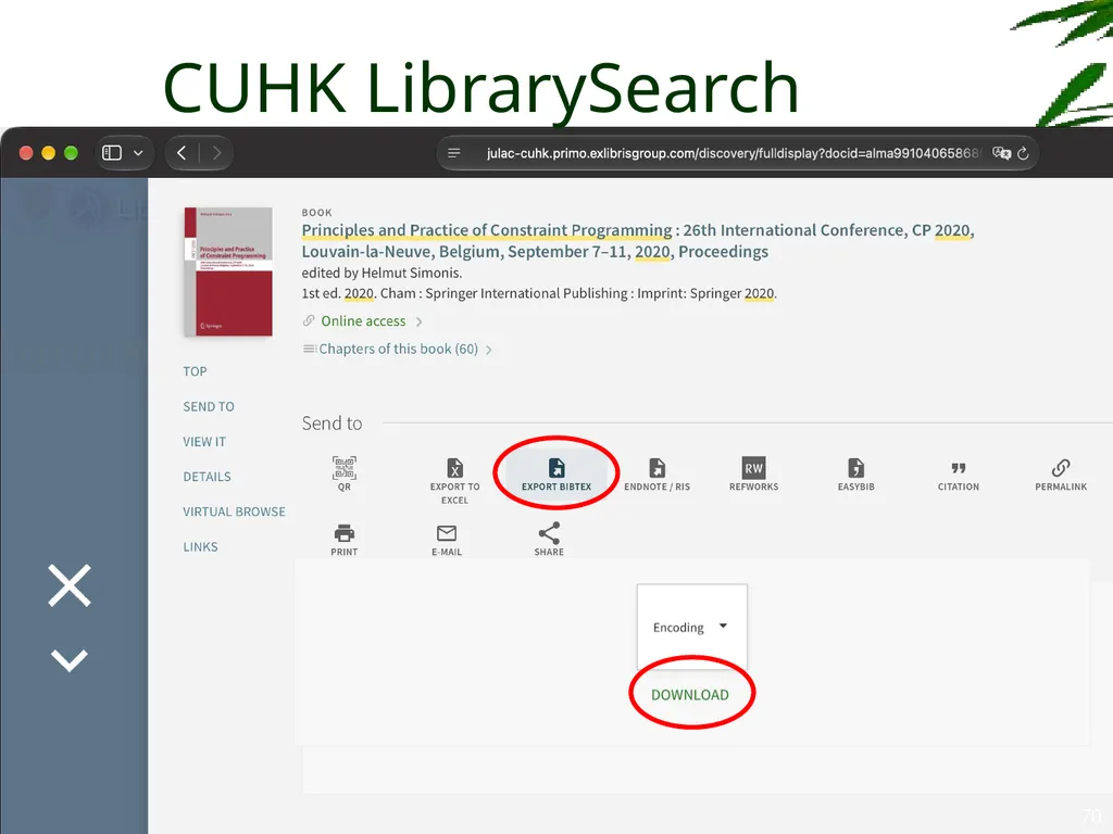 Improving Postgraduate Learning LaTeX Advanced – - slide 70 of 72