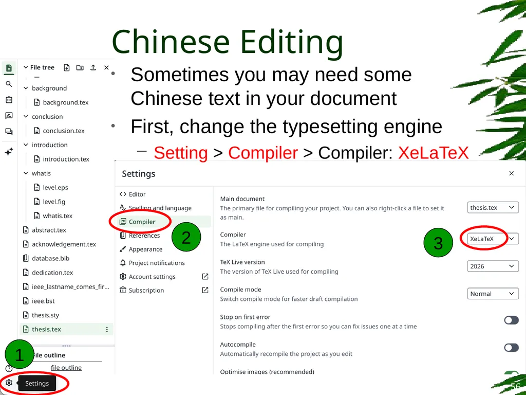 Improving Postgraduate Learning LaTeX Advanced – - slide 56 of 72