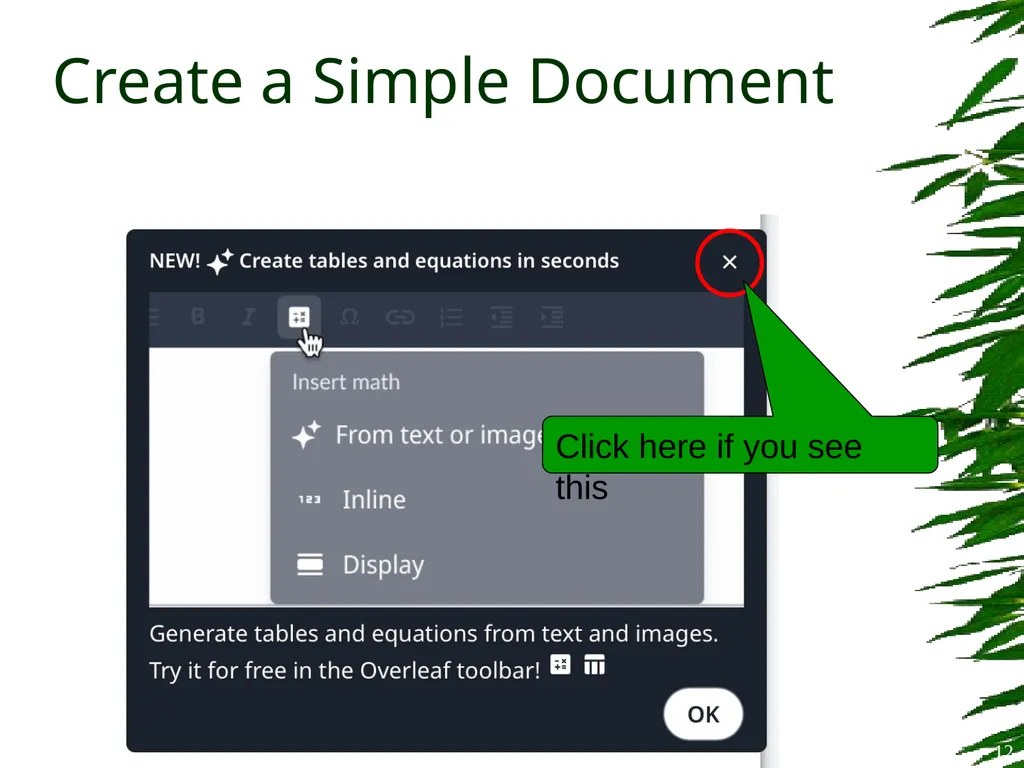 Improving Postgraduate Learning LaTeX Advanced – - slide 12 of 72