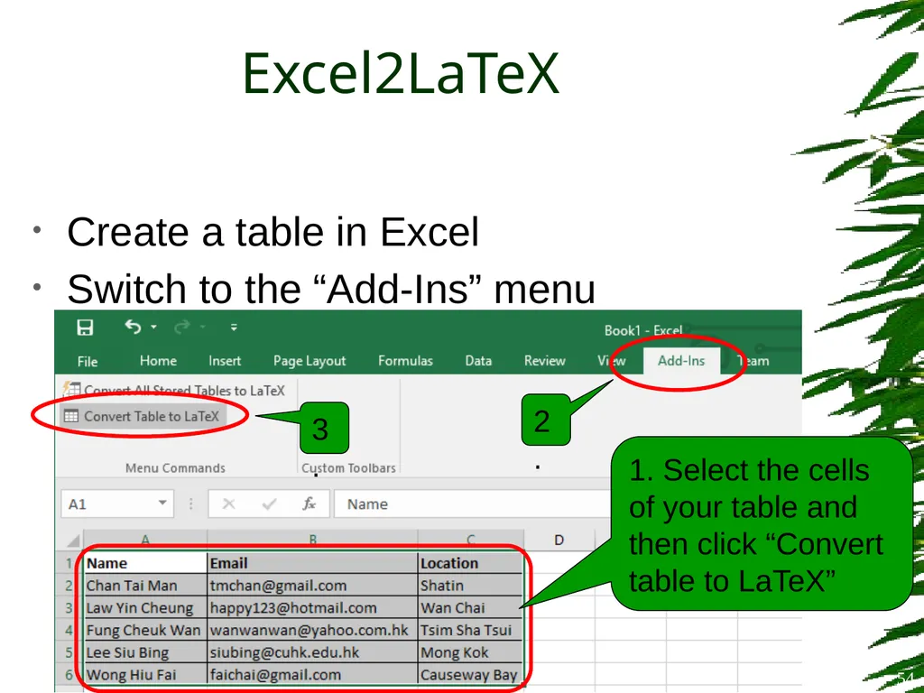 Improving Postgraduate Learning LaTeX Advanced – - slide 54 of 72