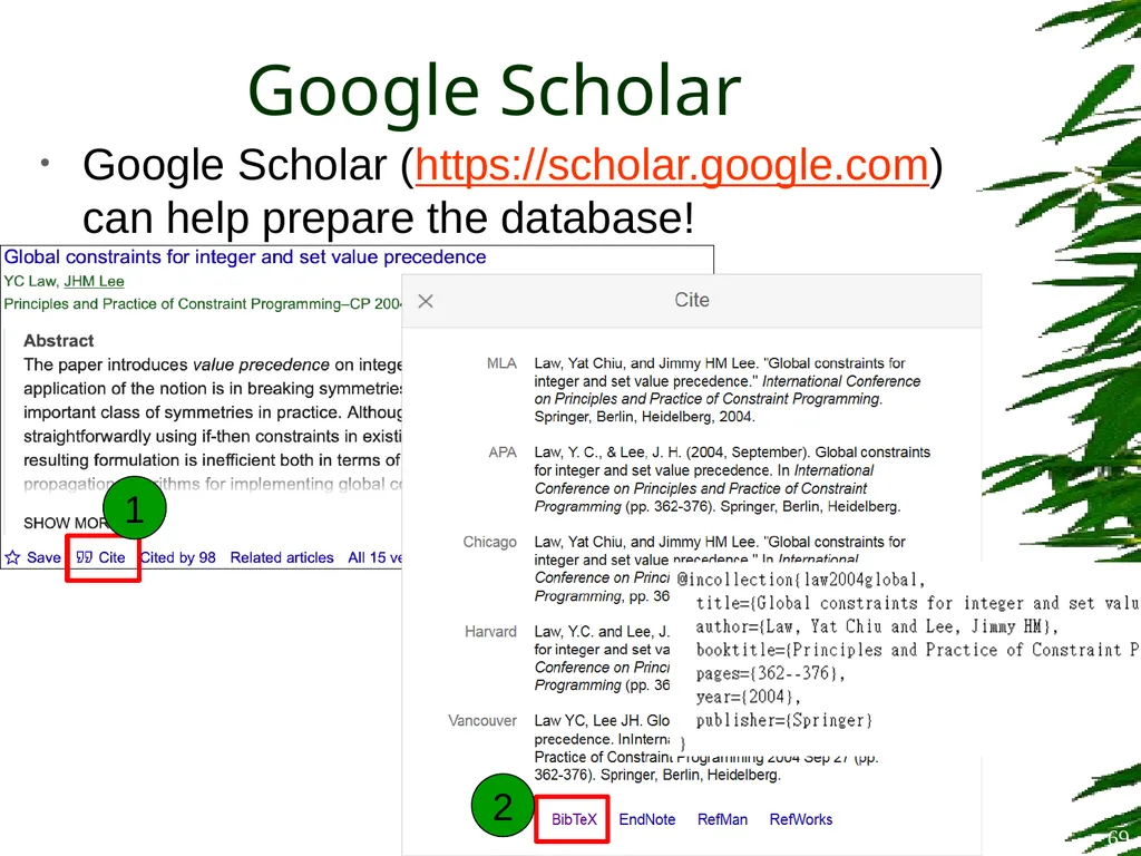 Improving Postgraduate Learning LaTeX Advanced – - slide 69 of 72