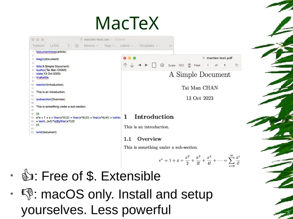 Improving Postgraduate Learning LaTeX Advanced – - slide 5 of 72