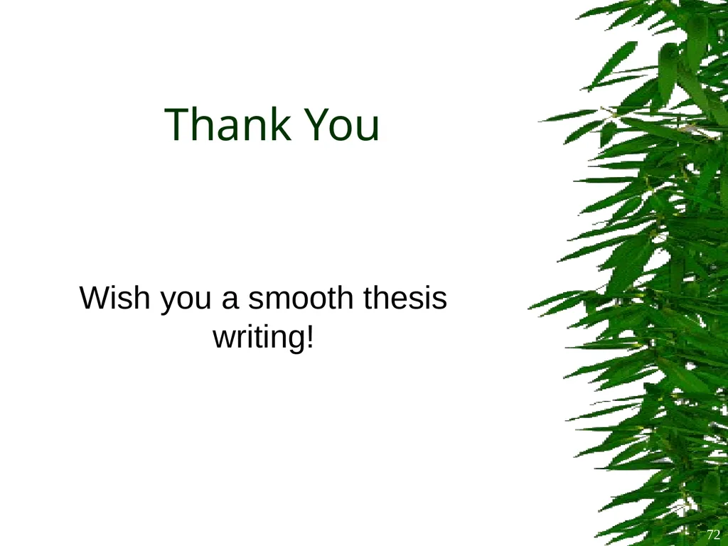 Improving Postgraduate Learning LaTeX Advanced – - slide 72 of 72
