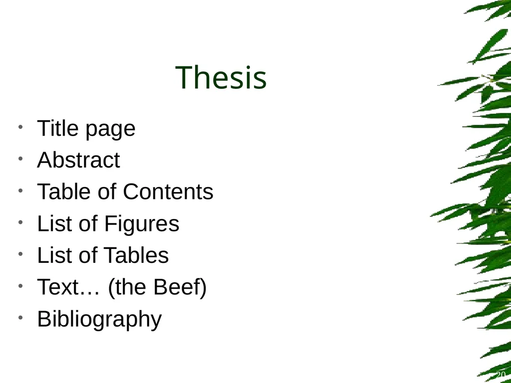 Improving Postgraduate Learning LaTeX Advanced – - slide 20 of 72