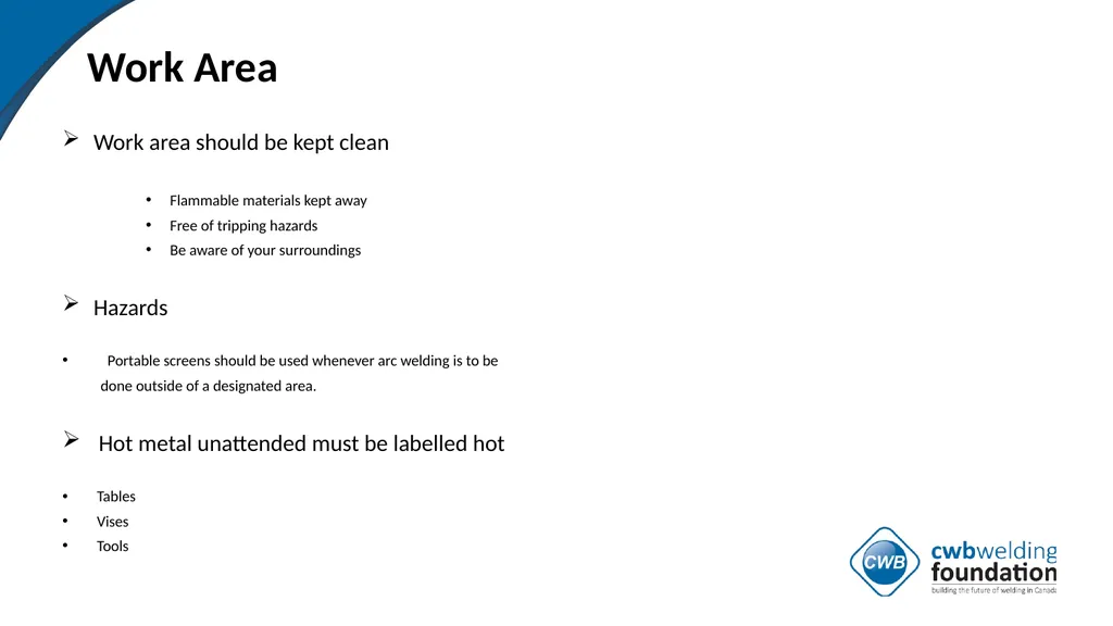 Mind Over Metal Safety Talks Objectives After - slide 14 of 15