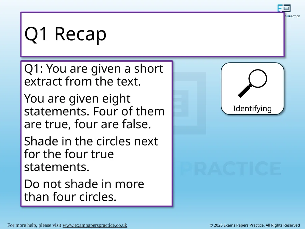 English Language Paper 2 – Q3: Improving Language - slide 15 of 18