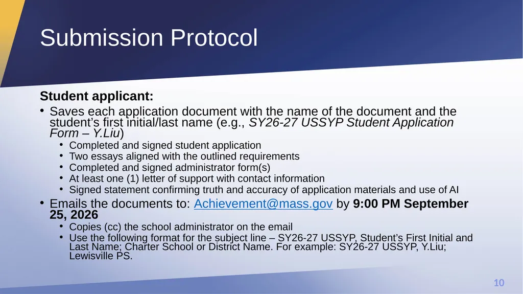 2026-2027 United States Senate Youth Program - slide 10 of 11
