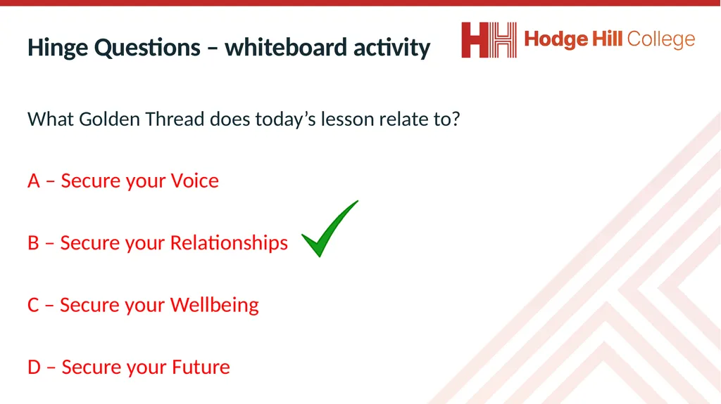 Complete the following questions: What is being - slide 13 of 37
