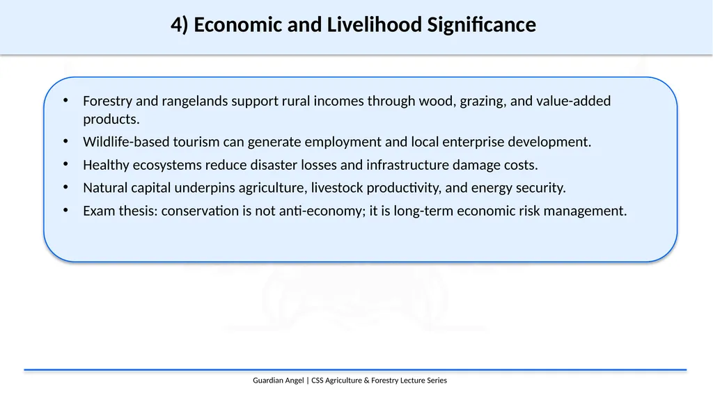Agriculture & Forestry Part II Section I: Forest, - slide 6 of 12