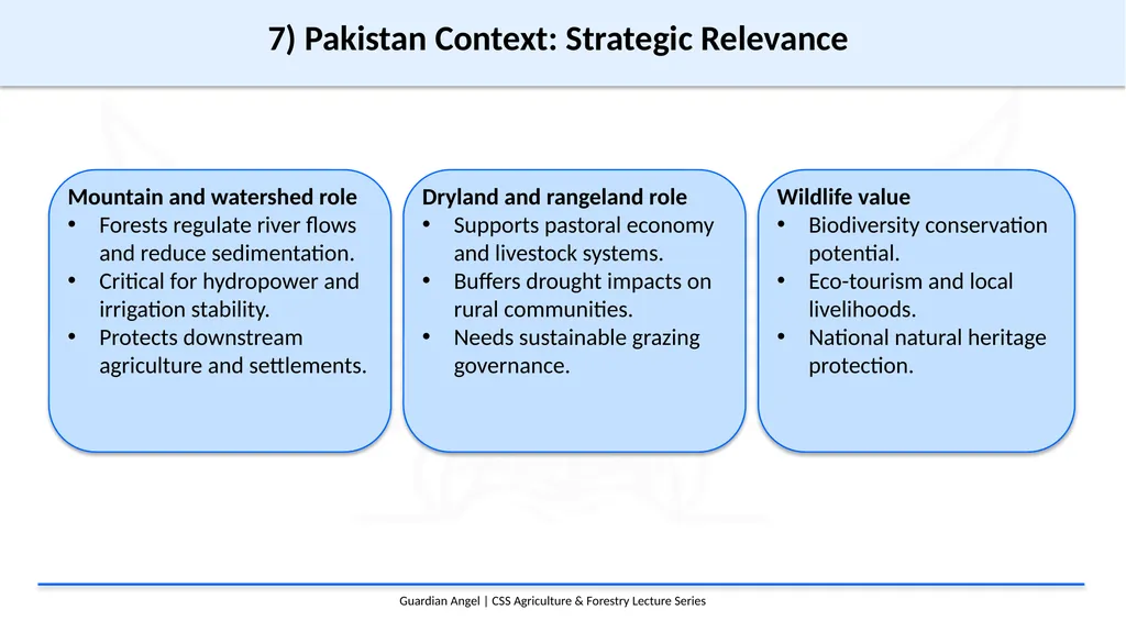 Agriculture & Forestry Part II Section I: Forest, - slide 9 of 12