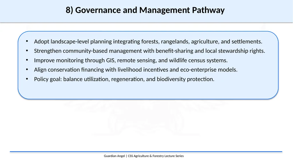 Agriculture & Forestry Part II Section I: Forest, - slide 10 of 12