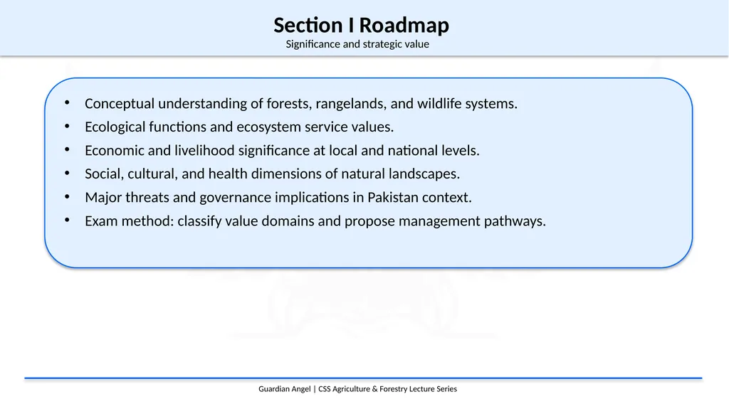 Agriculture & Forestry Part II Section I: Forest, - slide 2 of 12