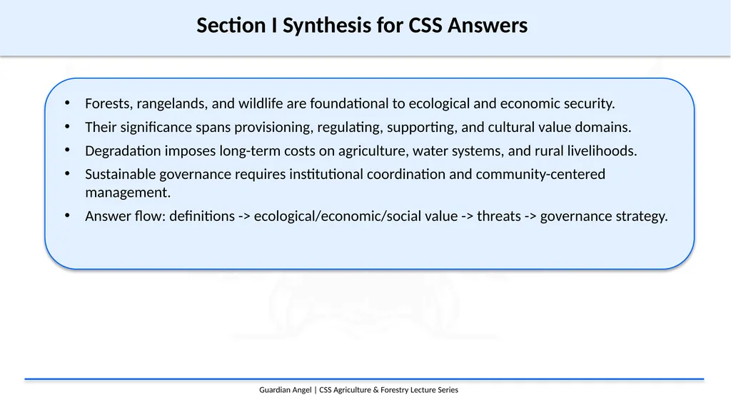 Agriculture & Forestry Part II Section I: Forest, - slide 11 of 12