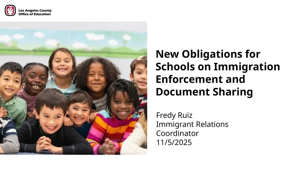 New Obligations for Schools on Immigration - slide 1 of 7