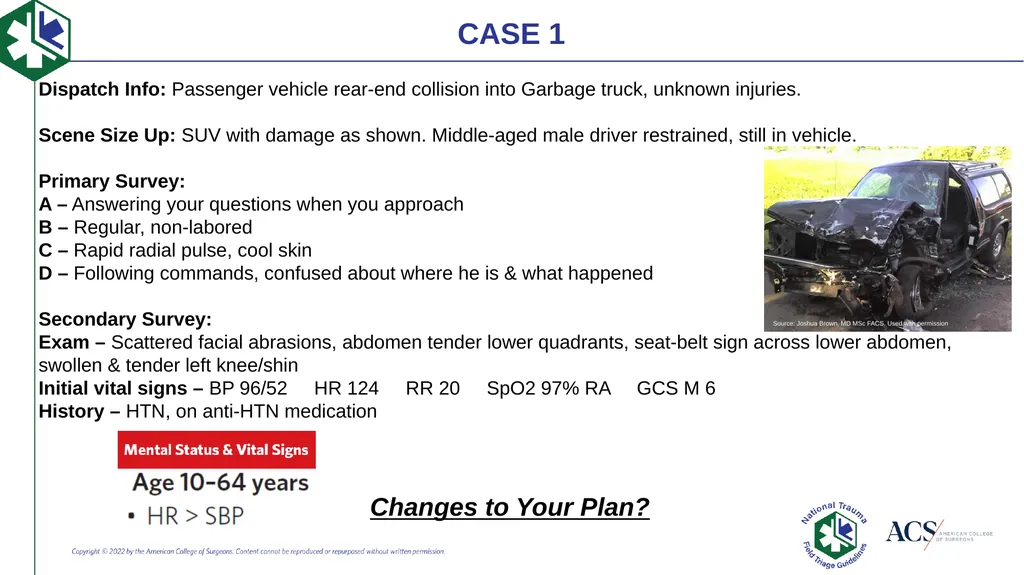 Case-Based Triage Scenarios These case-based - slide 8 of 35