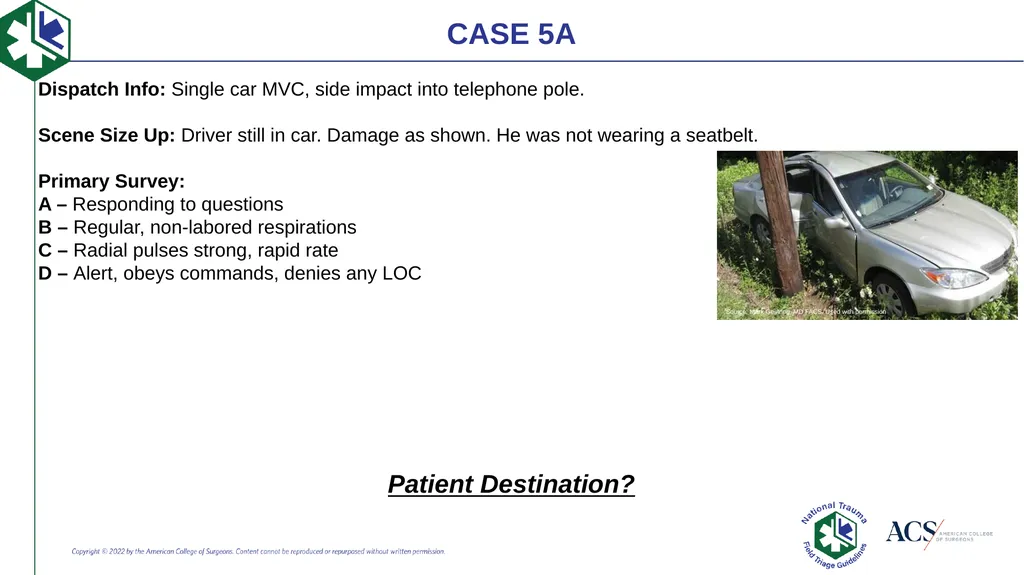 Case-Based Triage Scenarios These case-based - slide 25 of 35