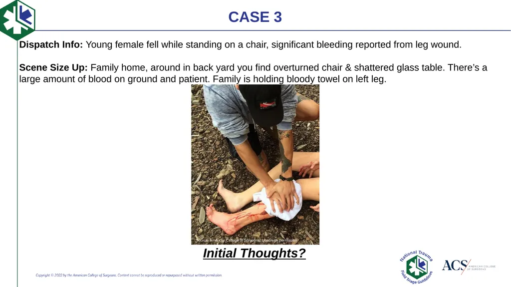 Case-Based Triage Scenarios These case-based - slide 15 of 35