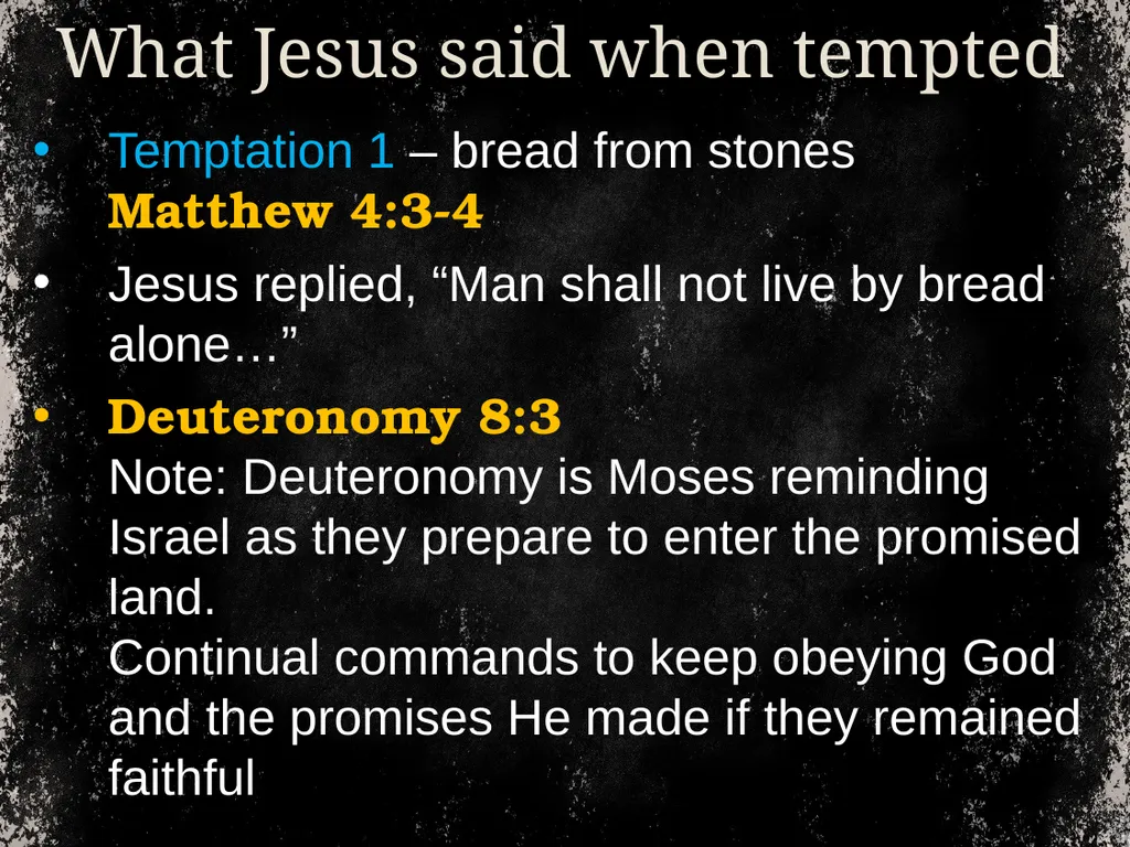 From time to time, we address temptation. And we - slide 5 of 28