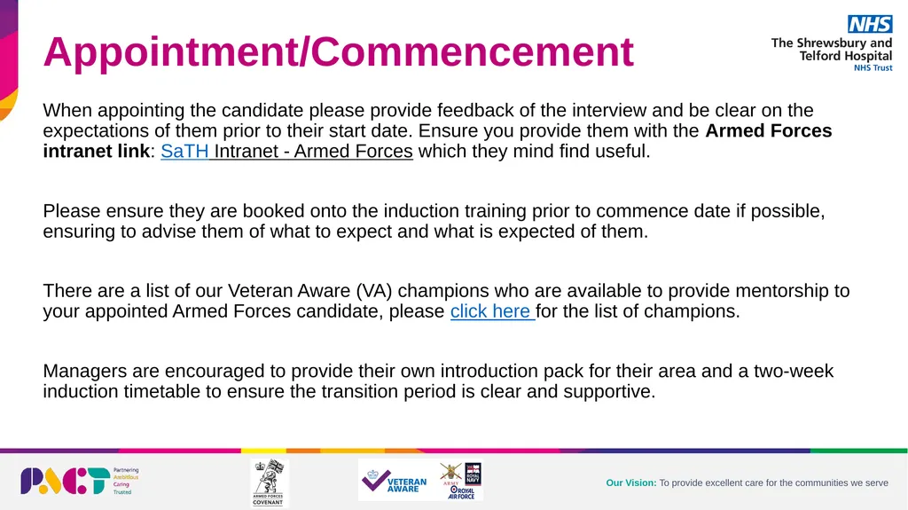 Armed Forces Community Recruitment Guide Manager’s - slide 10 of 24